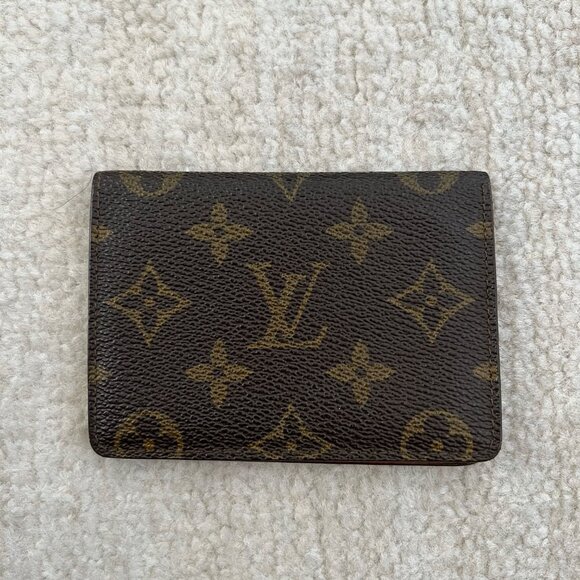 Louis Vuitton Handbags - Vintage 80s Louis Vuitton Monogram Bifold Card Holder Wallet
